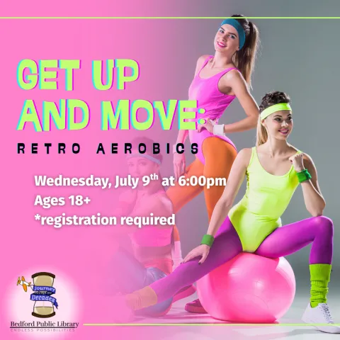 Three women in brightly colored jazzercise outfits